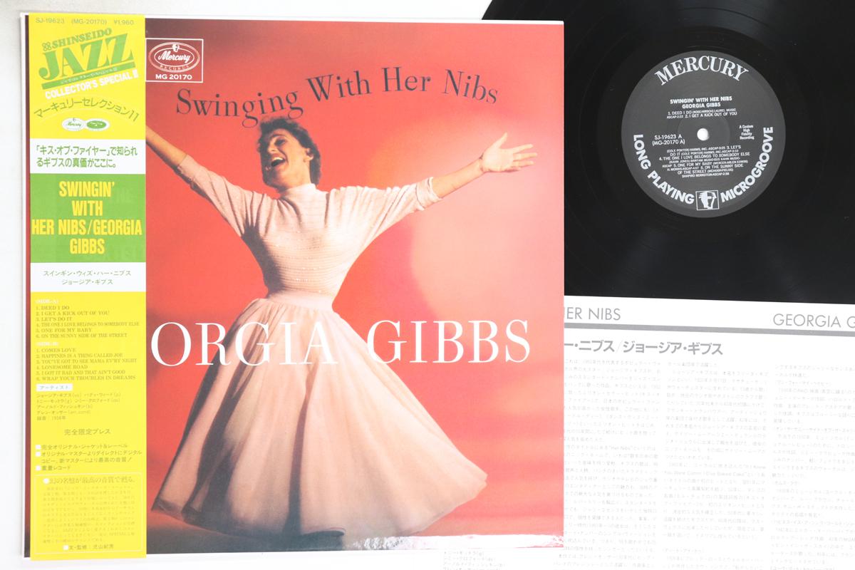 

LP Record GEORGIA GIBBS - Swinging With Her Nibs SJ19623 MERCURY Japan Obi Jazz Used