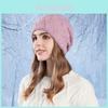 Knitted Winter Hat For Women With Windproof Warmth For Autumn And Fall Season