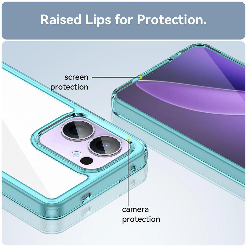 Phone Case For Oppo Reno13 F , Clear Transparent Phone Case Cover For Oppo Reno13 F