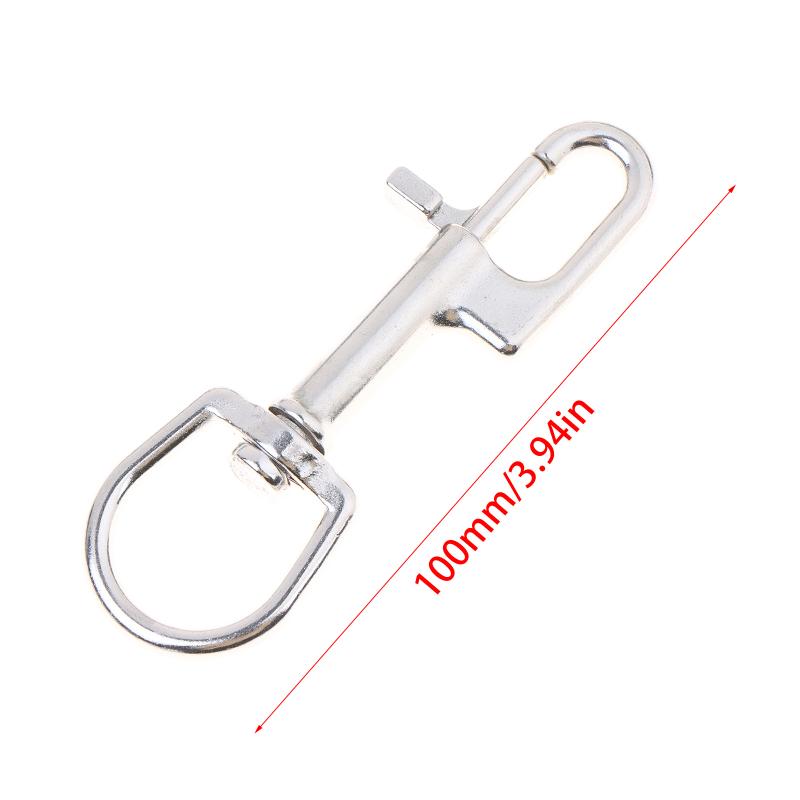 Dual Head Marine Diving D Ring Snap Hooks With Swivel Bolt Snap Hook Clip 316 Stainless Steel Oval Swivel Spring Snap Hook