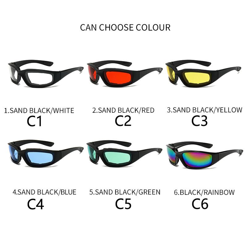 New Outdoor Cycling Women Man Square Eye Protection Glasses Shades Goggles Sport Sunglasses