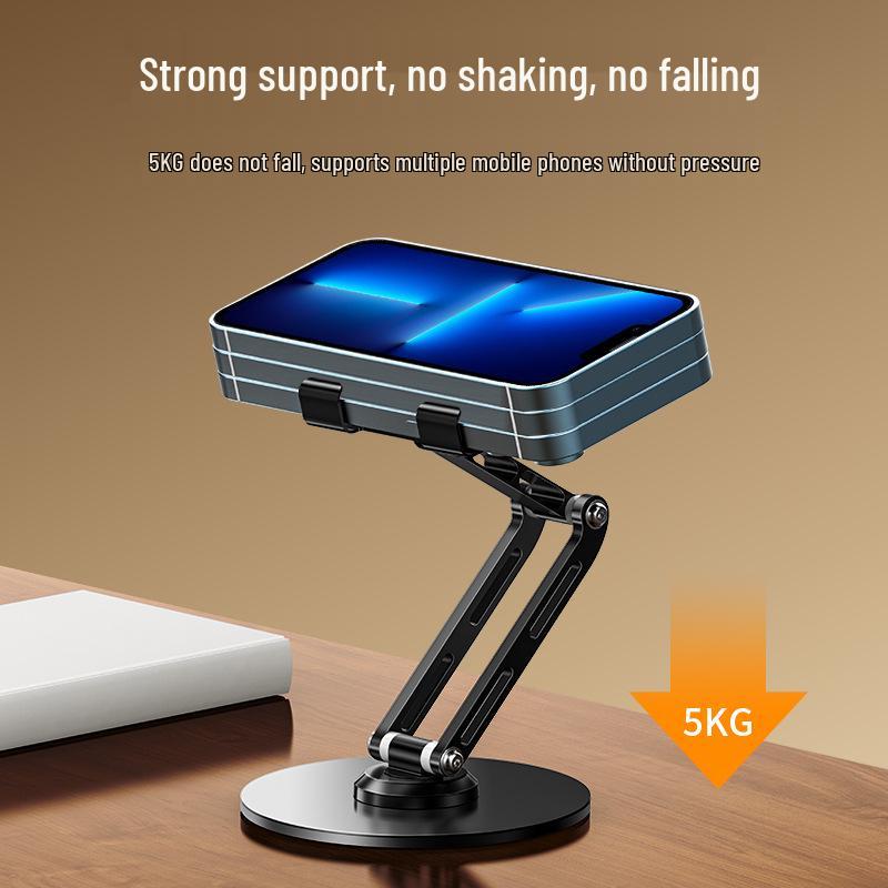 360° Rotating Metal Phone & Tablet Holder with Custom Logo