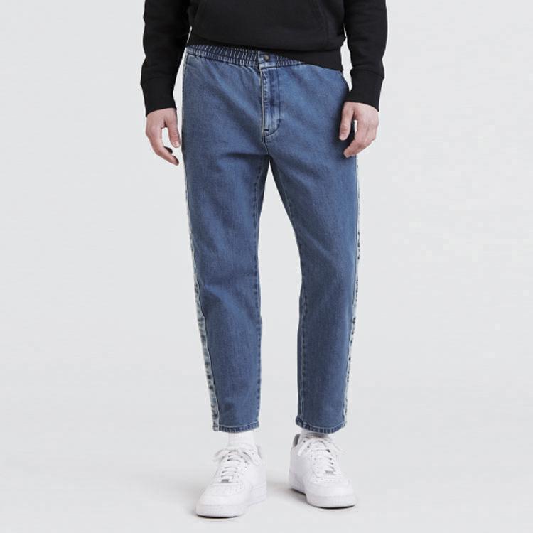 Levis Vintage Tapered Logo Denim Pants Men Bottoms Blue 57797-0001