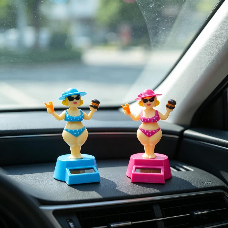 Rich Woman Bikini Cartoon Doll Car Ornament – Children's Interior Decoration Gift