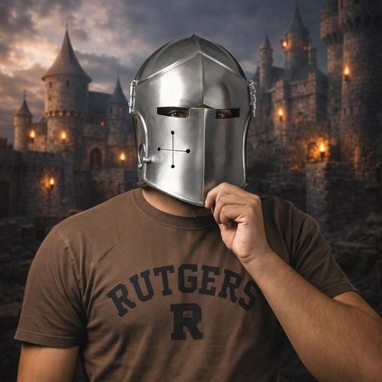 Knight Barbuta Helmet 18 Gauge Steel Medieval Armor with Visor for Reenactment, LARP Halloween