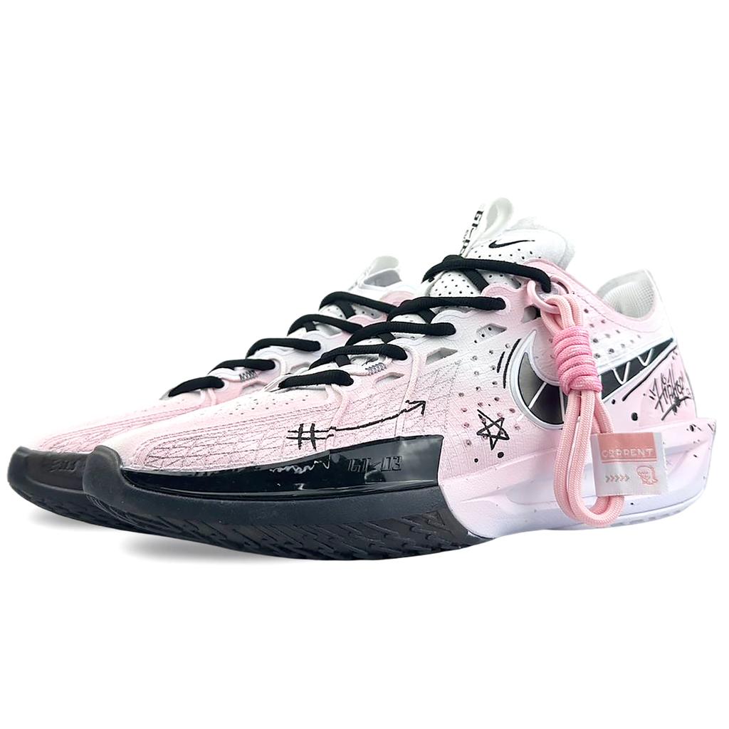 Nike G.T. Cut 3 Low top Basketball Shoes Unisex Black Pink DV2918-102(Team40-S-BOX)