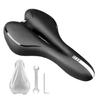 Nonslip Breathable Bike Saddles Seats Pad Replacement Soft Bike Seats Cushions Silicone Bicycles Saddles Easy to Install
