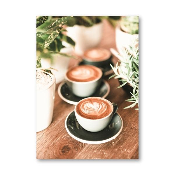 Cappuccino Coffee Machine Photo Espresso Posters and Prints Canvas Painting Cafe Shop Kitchen Decor Wall Art Pictures Gifts