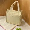 Stylish Shiny Star Rhineste Bento Bags Women's New Large Capacity Zipper Daily Handbags Korean Style Casual Storage Bag