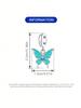 Charms Plata Blue Butterfly Dragonfly Beads Charm Copper Plated Fit Charms Original Bracelet For Jewelry Making Diy Charm