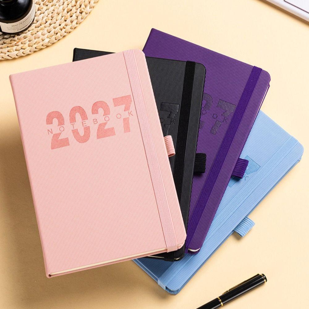365 Days 2027 Planner A5 Agenda Book Portable English Planner  Students