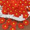 50/1000pcs Artificial Mini Daisy Flowers 3.5cm Silk Fake Flowers Heads for Home Wedding Decoration DIY Sunflower Wreath Gifts