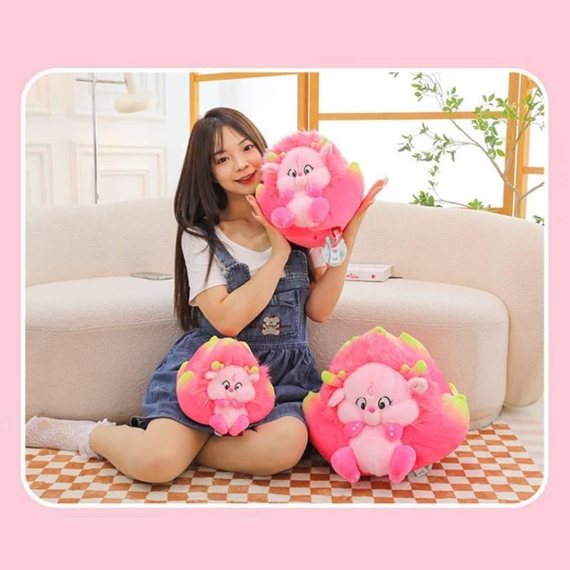 Entzückendes Drachenfrucht-Plüschtier für Kinder Weiches, beruhigendes Schlafkissen Geschenk