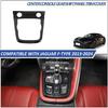 Daeiclru Schaltwählhebel-Panel-Zierleiste Passend für Jaguar F-Type 2013-2024, ABS Schaltwählhebel Mittelkonsole Kratzfestes Panel Schutzrahmen Abdeckung,
