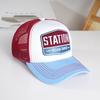 Hot Sale American Embroidered Baseball Cap European and American Hip Hop Mesh Breathable Big Brim Cap Adult Hat