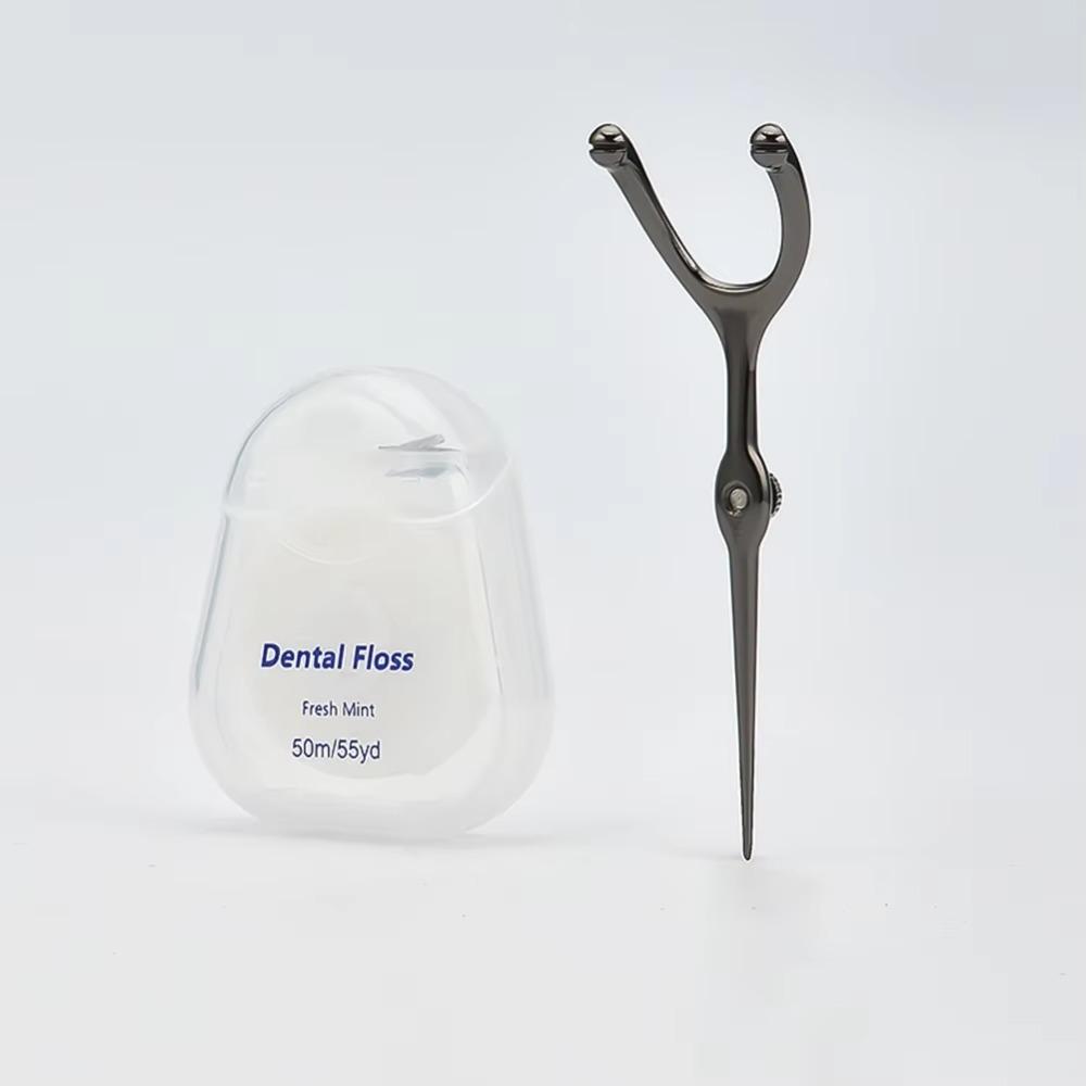 Reusable Toothpicks Set Stainless Steel Oral Cleaning Tools New Floss Teeth Cleaner