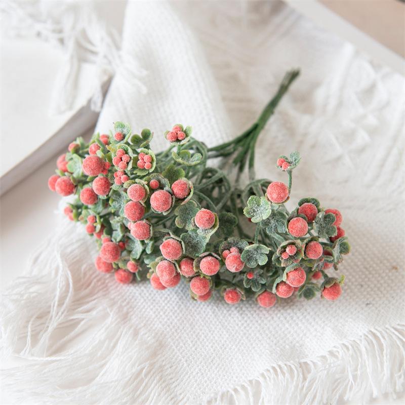 Diy Accessories Materials Simulation Flowers Mini Solstice Grass Small Foam Ball Material Forest Shooting Props Decoration Fake Flowers