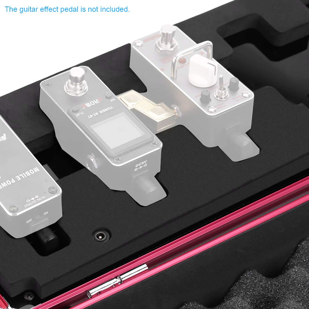 ERYUE Aroma Effect Pedal Guitar Effect Full Metal Rock Carry Case APB-3 Case,