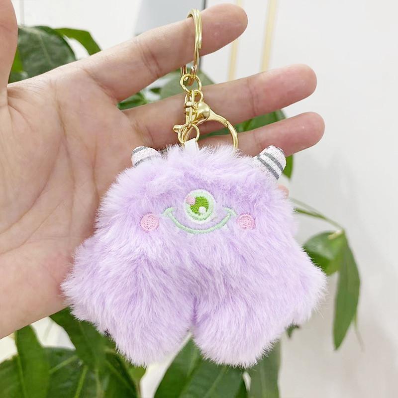 Cotton Pp Soft Filled Monster Keychain Doll Plush Toy In Various Colors For Gifts