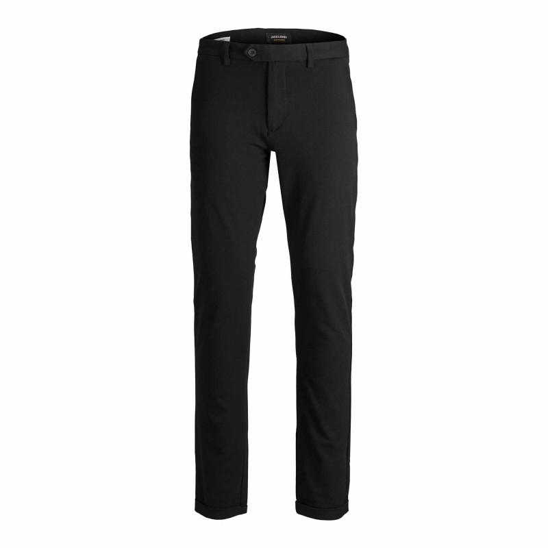 

Мужские черные брюки-чиносы узкого кроя JACK & JONES