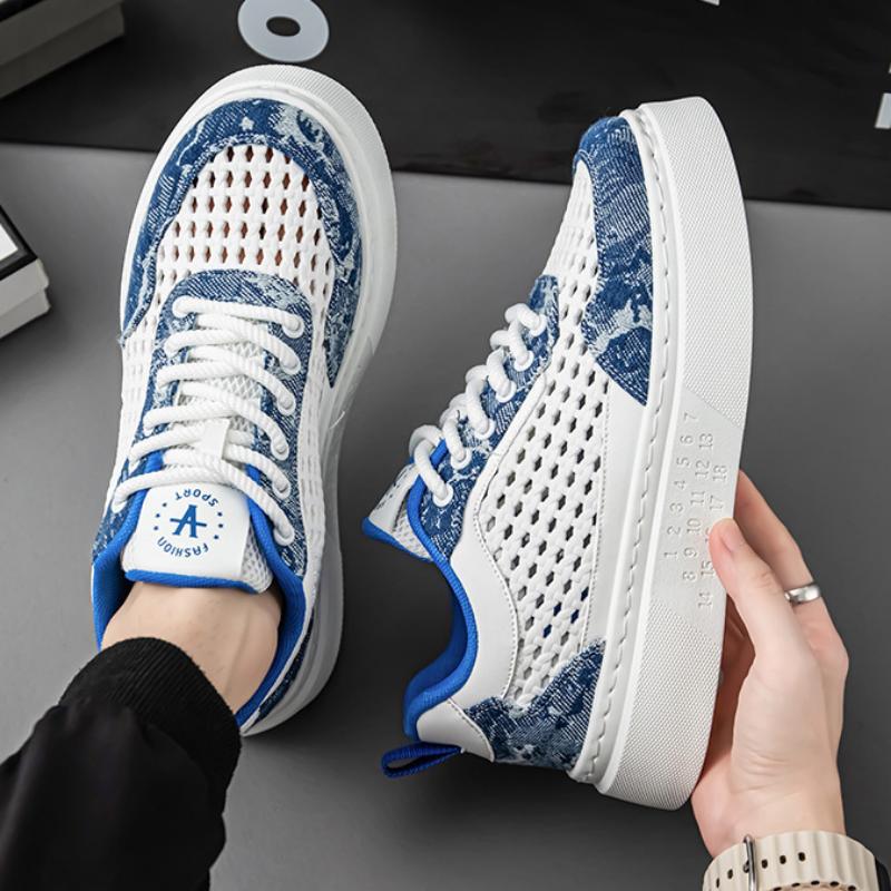 Men's Summer Breathable Mesh Thick-soled Sneakers Comfortable and Versatile Sports Casual Shoes