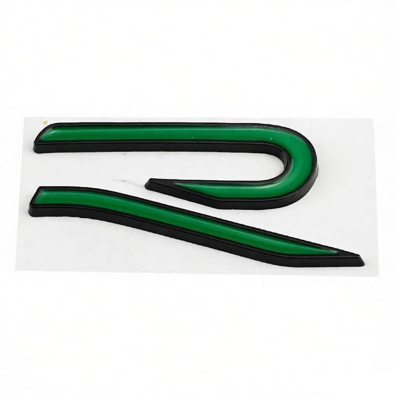 ear1 Metal for Volkswagen VW R Emblem Tiguan Bora GOLF POLO PASSAT CC T-CROSS Touran Jetta Arteon MK6 Car Grille Emblem Modification