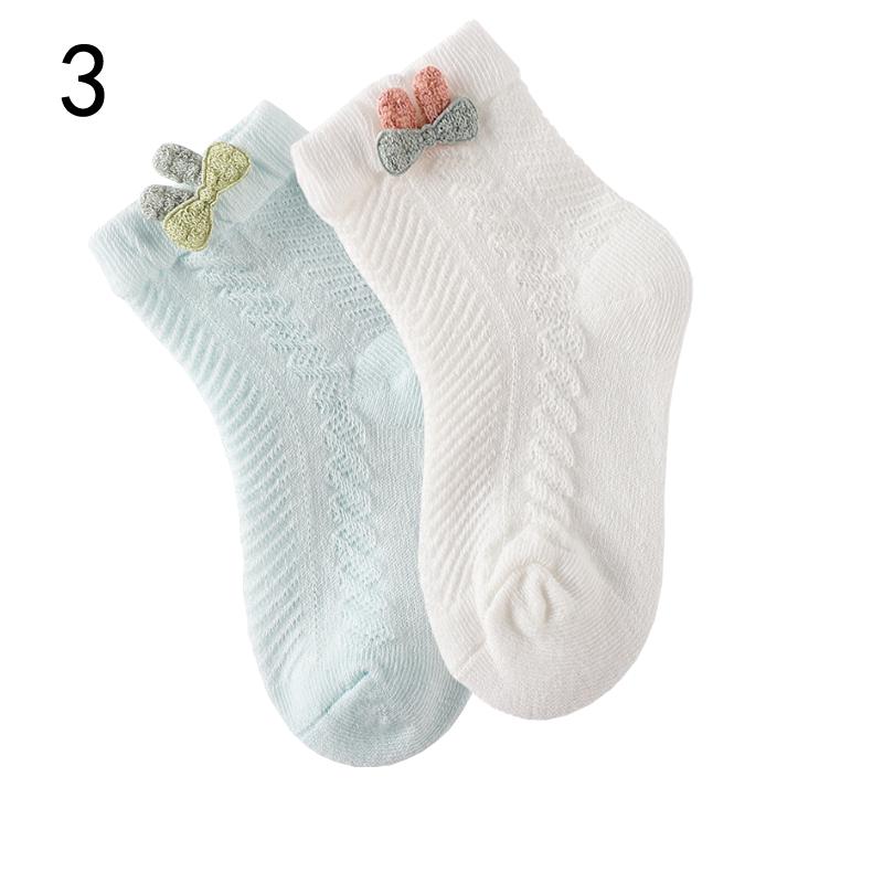 2Pair/lot New Newborn Socks Summer Thin Boys and Girls Baby Socks