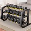 YANBO Hexagonal Rubber-Coated Dumbbells