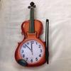 Simulated violin model living room wall clock art nostalgic decorative office pendulum clock