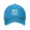 Javier Milei Viva la libertad Carajo letters Baseball Cap Luxury Man Hat Rave Girl Mens