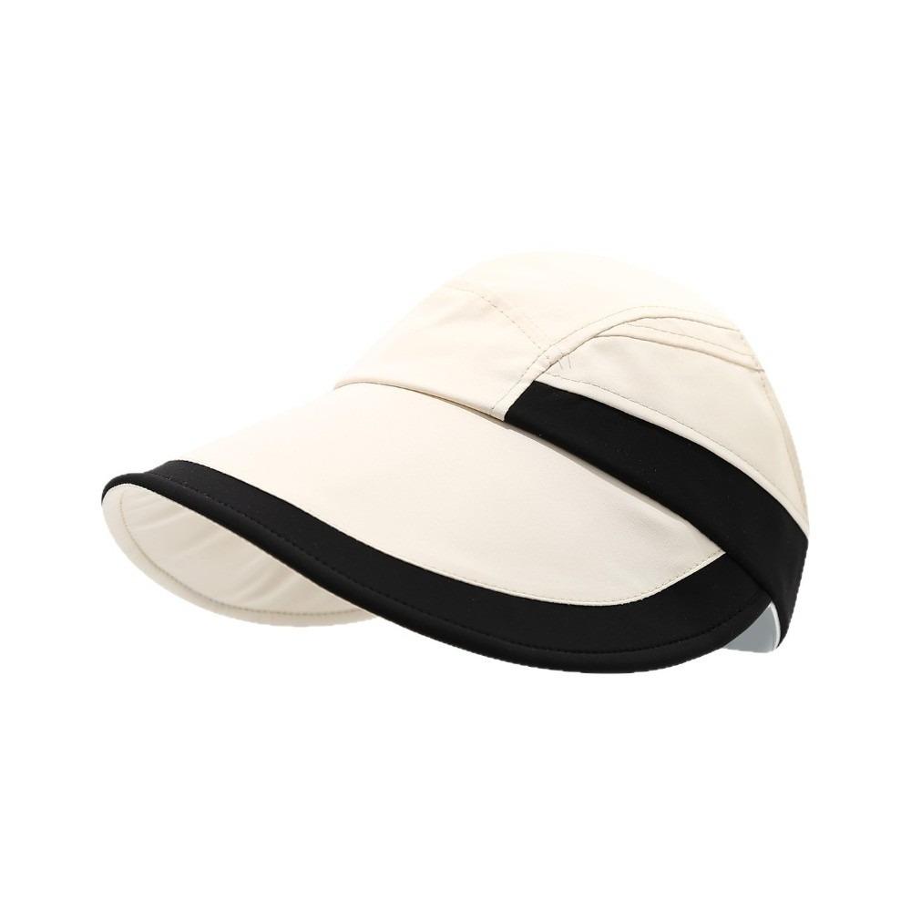 Color Blocking Sunscreen Sun Hat Nylon Empty Top Hat Breathable Sunshade Hat  Outdoor