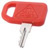 10Pcs Red Keys  Excavator Excavator Replacement Key  For Pack Cart Loader