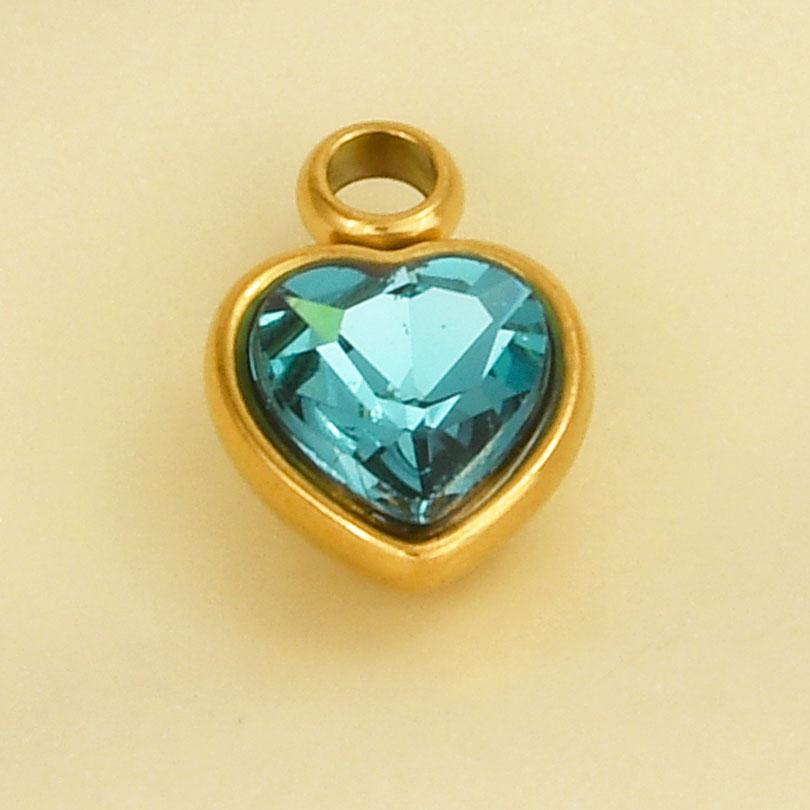 Elegant Girl Pendant Rhinestone Love Stainless Steel Pendants For Jewelry Making Supplies Heart Charm Pendant Handmade Bracelets