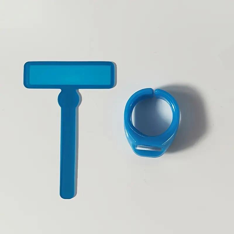 

1 набор Креативный трекер чтения с 8 цветными кольцами для пальцев, Выделители для фокусировки пальцем, Направляющая для чтения, Лучшее соотношение цены и качества