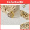 Boucles d'oreilles géométriques circulaires en alliage style vintage tendance pour femmes Été 2023