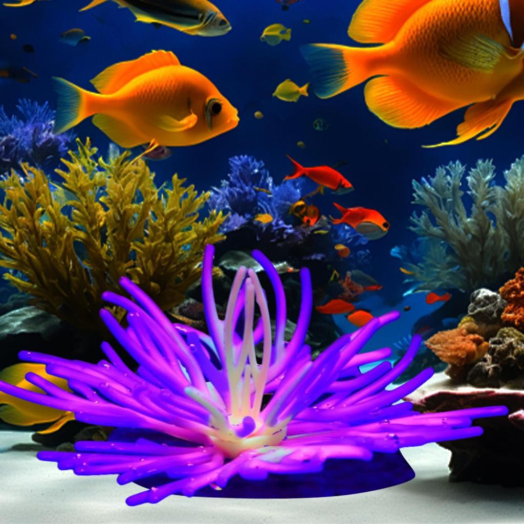 Aquarium Decorations Coral Silicone Coral Ornaments For Fish Tank Aquarium Accessories Plant Decorations For Dorm Home Hotel