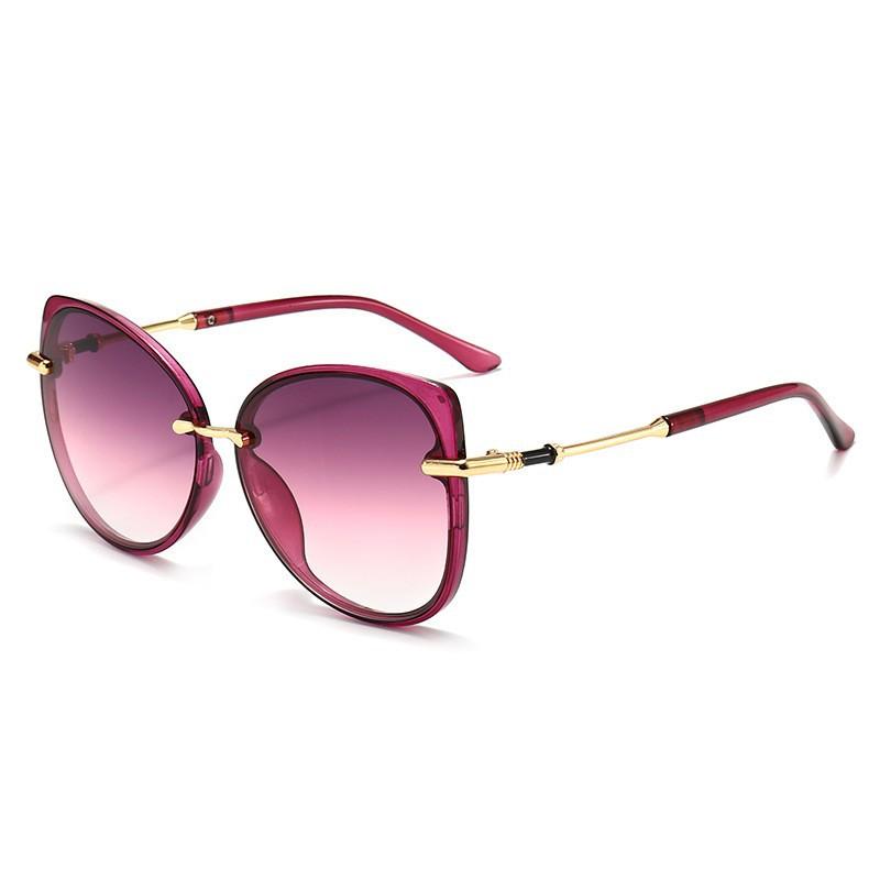 Sunglasses Women'S Sunglasses Cat Eye Large Frame Thin Face Glasses Tide