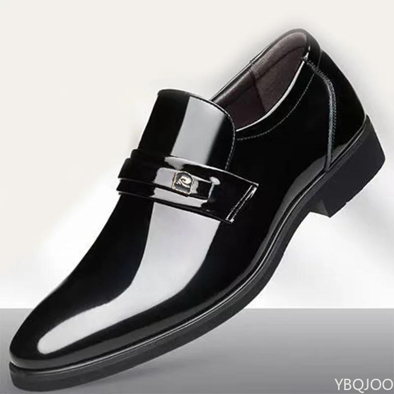 Men's Casual Formal Shoes Versatile Trendy Leather Shoes British Style Business Shoe Fashion High-quality Male Footwear Zapatos