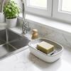 Plastic Drain Soap Box Fast Drying Soap Dish Holder Storage Rack Soap Storage Rack  Shower