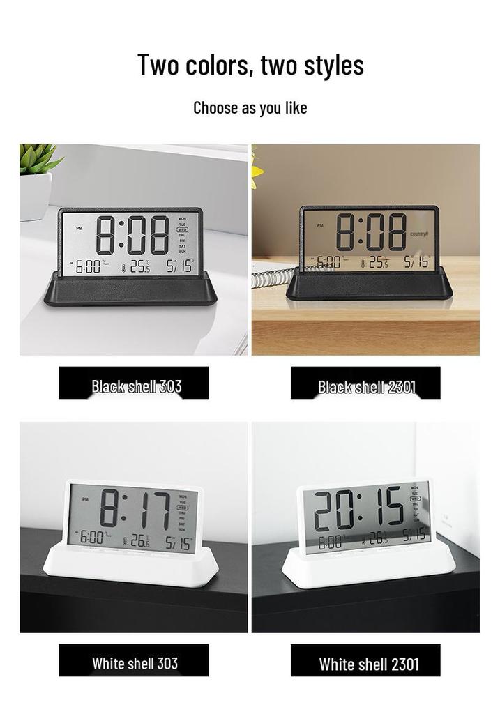 Creative Transparent Multifunctional Alarm Clock 2301