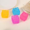 Colorful New three-dimensional candy kneading music adult kids Stress Relief Squeeze sensory Toys Decompression Simulation Cube