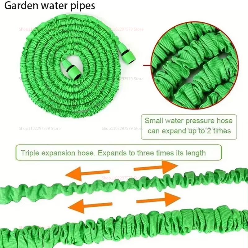 Retractable Magic Hose High Pressure Car Wash Garden Water Gun Household Watering Hose for Car Cleaning Gardening