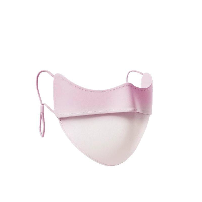 Women's Anti-UV Sunscreen Mask with Eye Corner Protection - Ice Silk Full Face Cycling Sunshade for Summer 2025