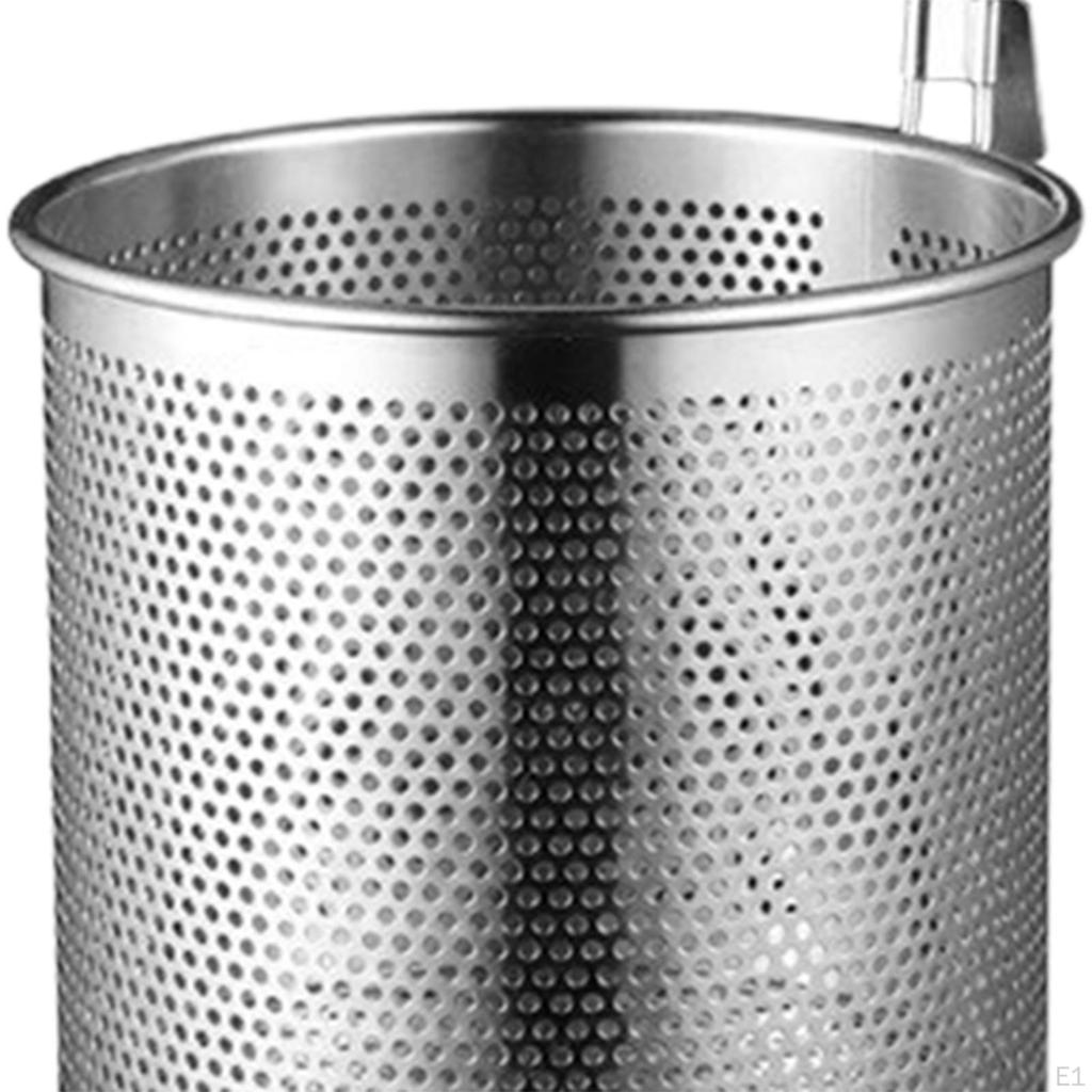 Dumpling Basket Mesh Strainer Colander with Wooden Handle Noodle Baskets for Dumplings