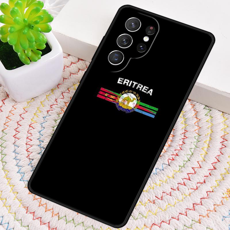 Eritrea Flaggenmuster Handyhülle für Samsung Galaxy note 10 pro S26 Ultra S23 S24 FE S25 S21 S22 PLUS stoßfeste Hülle