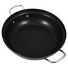 24Cm Premium Iron Stock Pot Large Capacity Cooking Pan for Family Meals Ramen Soup Stew Double Handle Kitchen Accessory