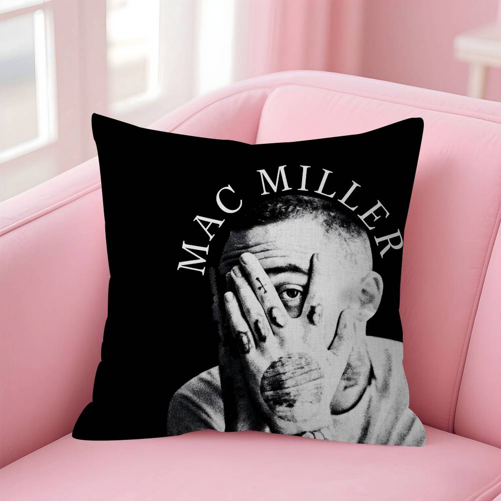 Sänger Hot MMac Miller Kissenbezug Cartoon Geschenk Kissenbezug Schlafzimmer Zuhause Sofa Stuhl Sitz Dekor Kissenbezug