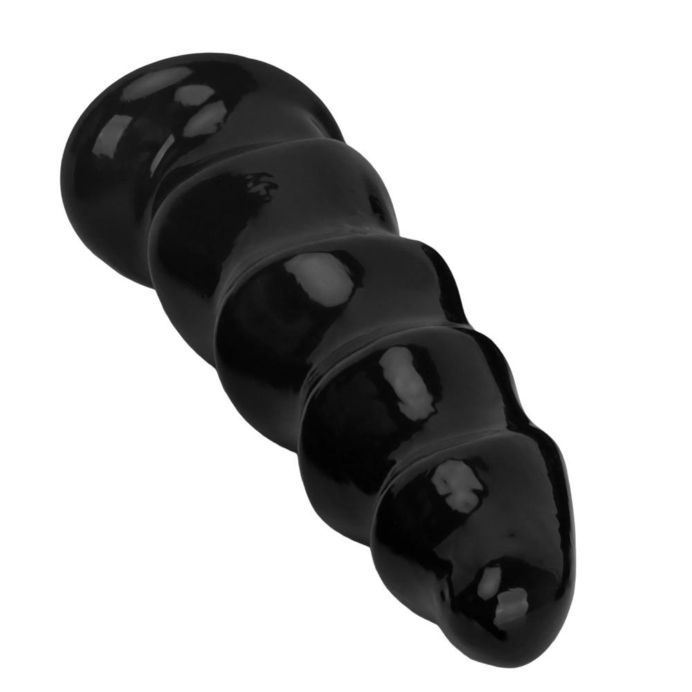 Black PVC Dildo Simulated Penis Anal Plug with Suction Cup Fisting Sex Toy Strap on Cock Big Dick Realistic Cock