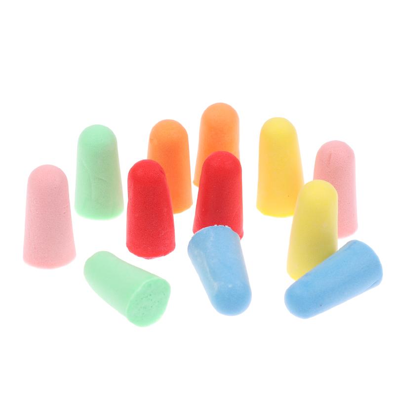 10 Pairs Sponge Earplugs Noise Canceling Sleep Earplugs Noise-Isolating Earplugs Dust Resistant Abrasion Resistant Flexible Work