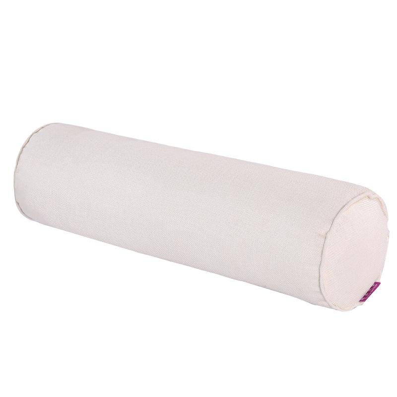 Hot Polyester Fiber Body Pillow Cover (No Filling) Empty Round Bolster Pillowcase Bed Sofa Neck Back Waist Support Cushion Cover